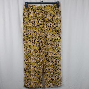 Urban Outfitters Carmen Gold and White Sunflower Hippie Pants